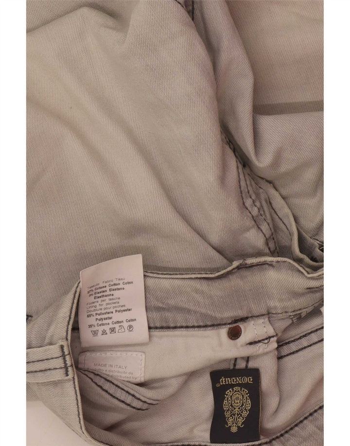 Dunlop Herre Slim Jeans W32 L29 Grå Bomuld