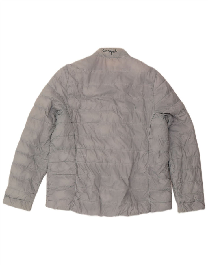 Weird Fish Dame Polstret Jakke UK 18 XL Blå Nylon