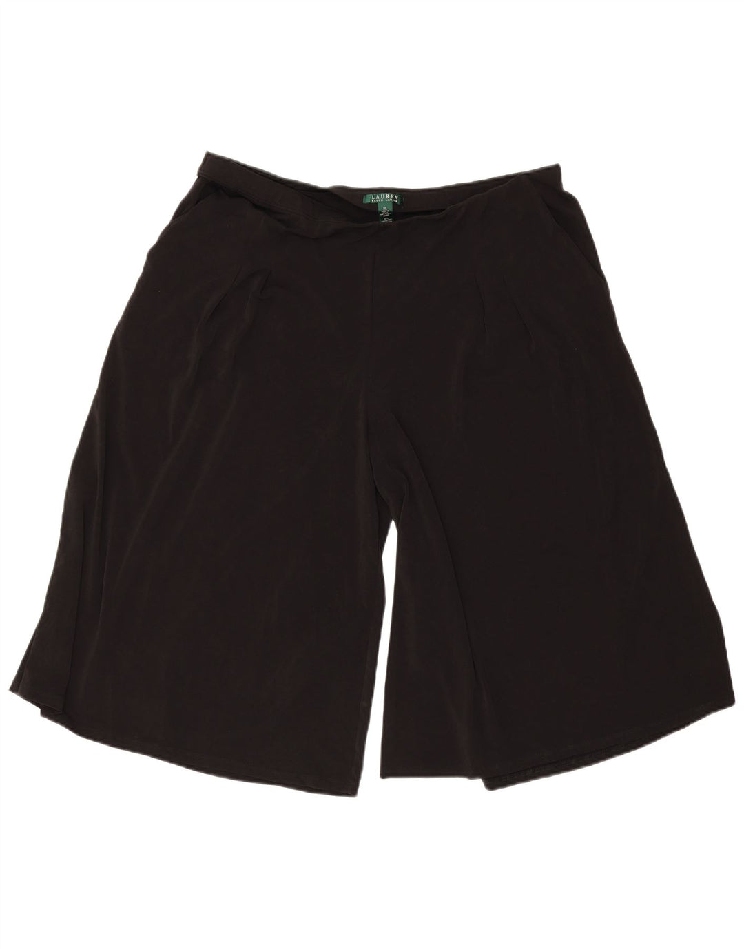 Ralph Lauren Womens Cullotes Shorts XL W40 Sort polyester