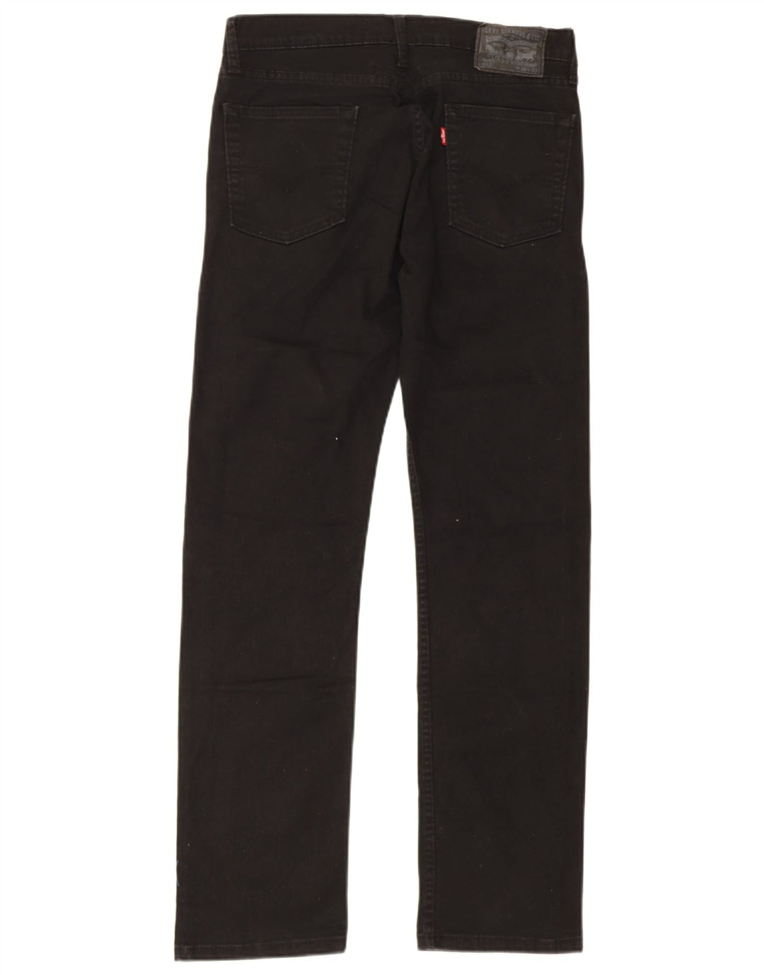 Levi's Herre 513 Slim Straight Jeans W30 L32 Sort Bomuld