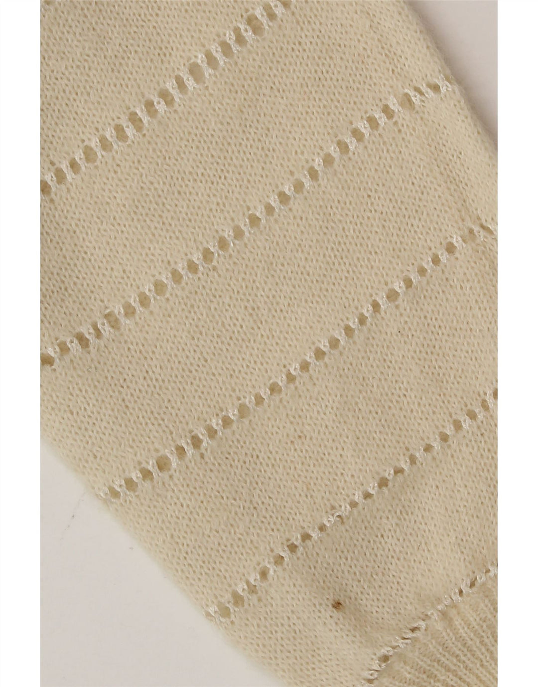 Vintage dame cardigan sweater UK 14 Medium Off White