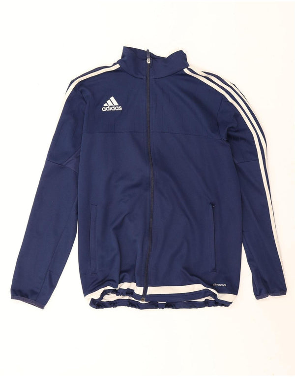 Adidas Herre Climacool Træningsdragt Top Jakke Medium Navy Blue Colourblock