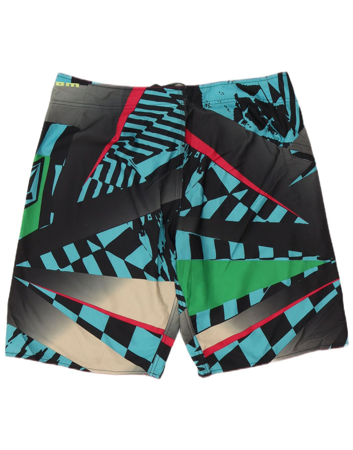 Volcom Badeshorts til mænd XL Flerfarvet geometrisk polyester