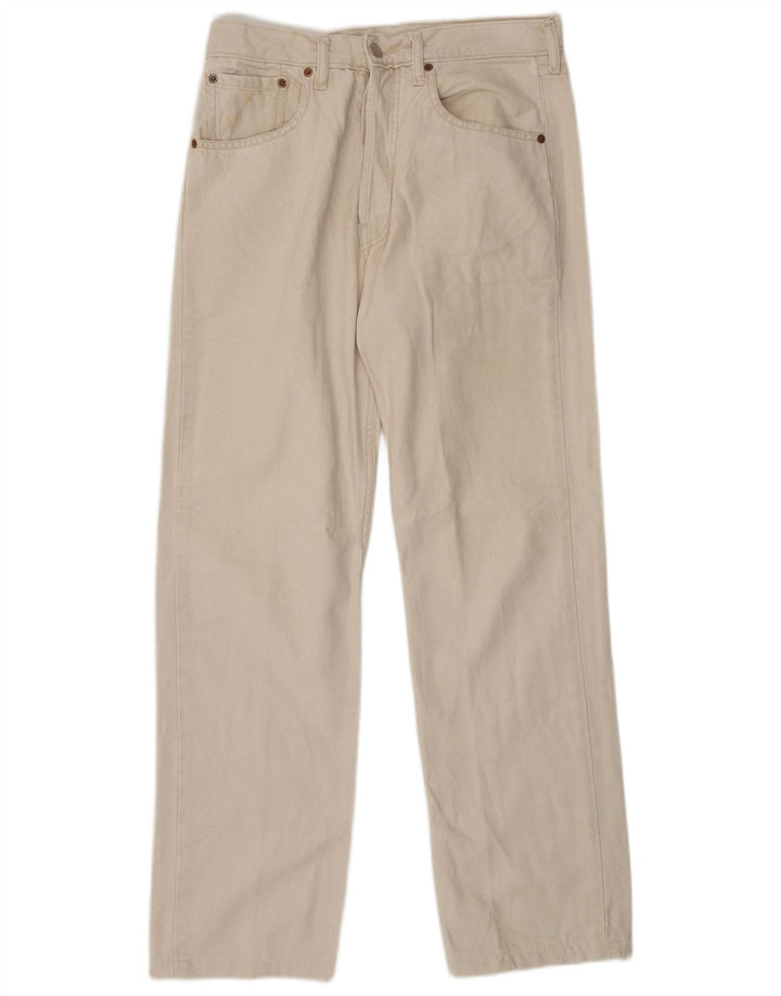 LEVI'S Herre 501 Straight Casual Bukser W32 L30 Hvid