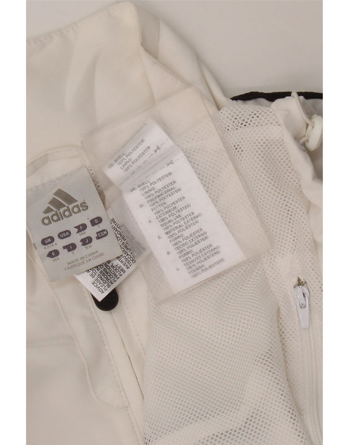 Adidas Træningsdragt til mænd Topjakke UK 42/44 Stor hvid Colourblock Polyester