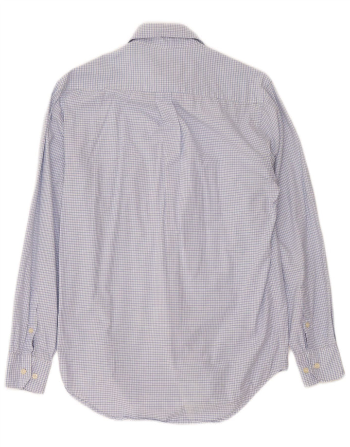 Dacks herreskjorte lille blå Gingham