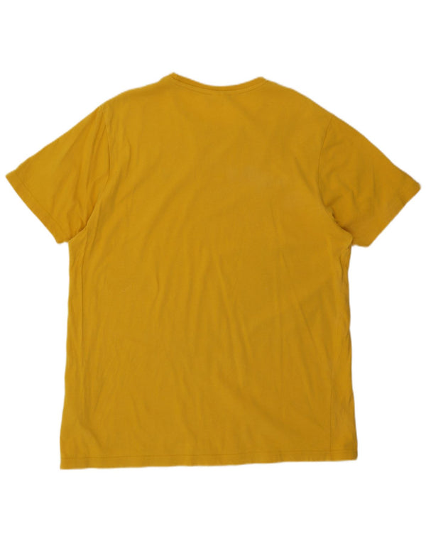 Ellesse Herre T-Shirt Top Medium Gul Bomuld