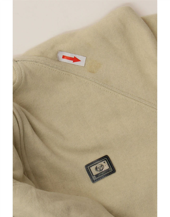 SERGIO TACCHINI Dame-hættetrøje med lynlås IT 44 Medium Beige Bomuld
