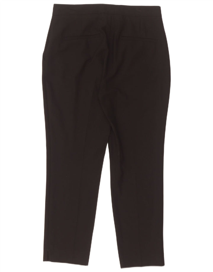 Zara Dame Slim Chino Bukser EU 38 Small W28 L26 Sort Polyester