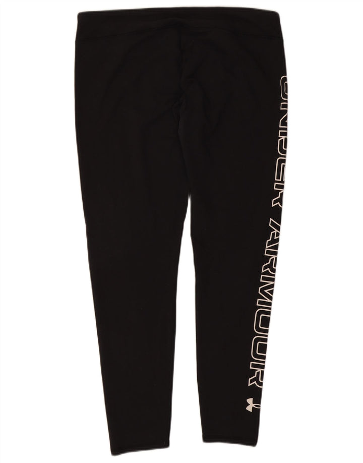 Under Armour Grafiske Leggings til kvinder UK 18 XL Sort