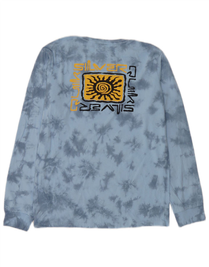 Quiksilver Boys Regular Fit Pullover træningsdragt top 13-14 år Blue Tie Dye