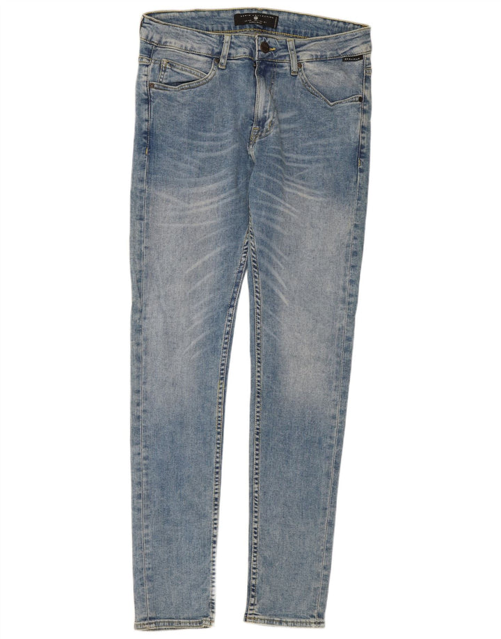 Zara Herre Skinny Jeans EU 40 Medium W31 L29 Blå