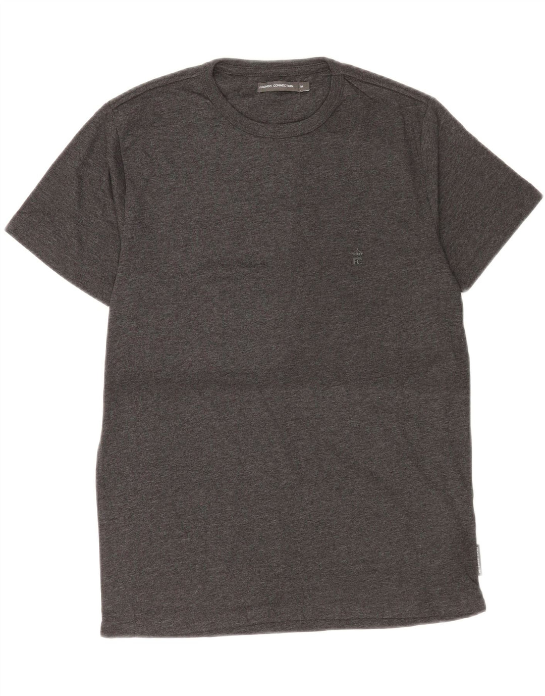 French Connection Herre T-shirt Top mellemgrå bomuld