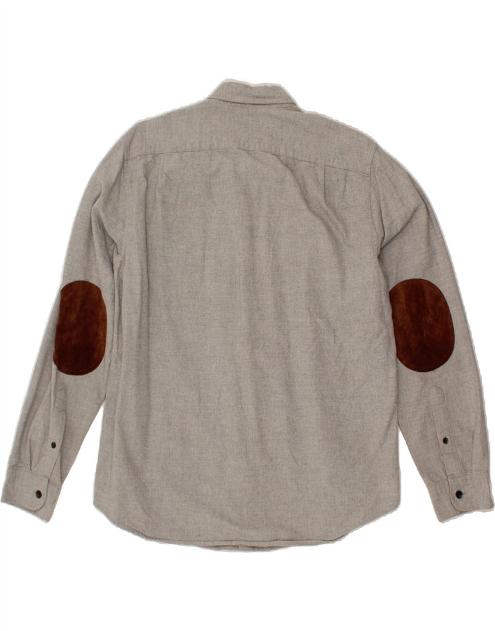 J. CREW Mens Shirt Medium Grey Vintage J. Crew and Second-Hand J. Crew from Messina Hembry 