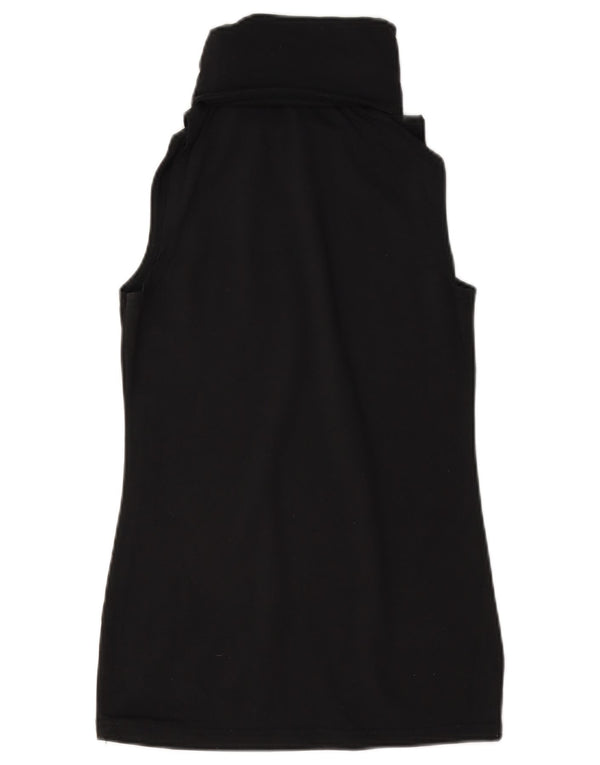 Ellesse Dame Grafisk Vest Top UK 10 Small Black Nylon