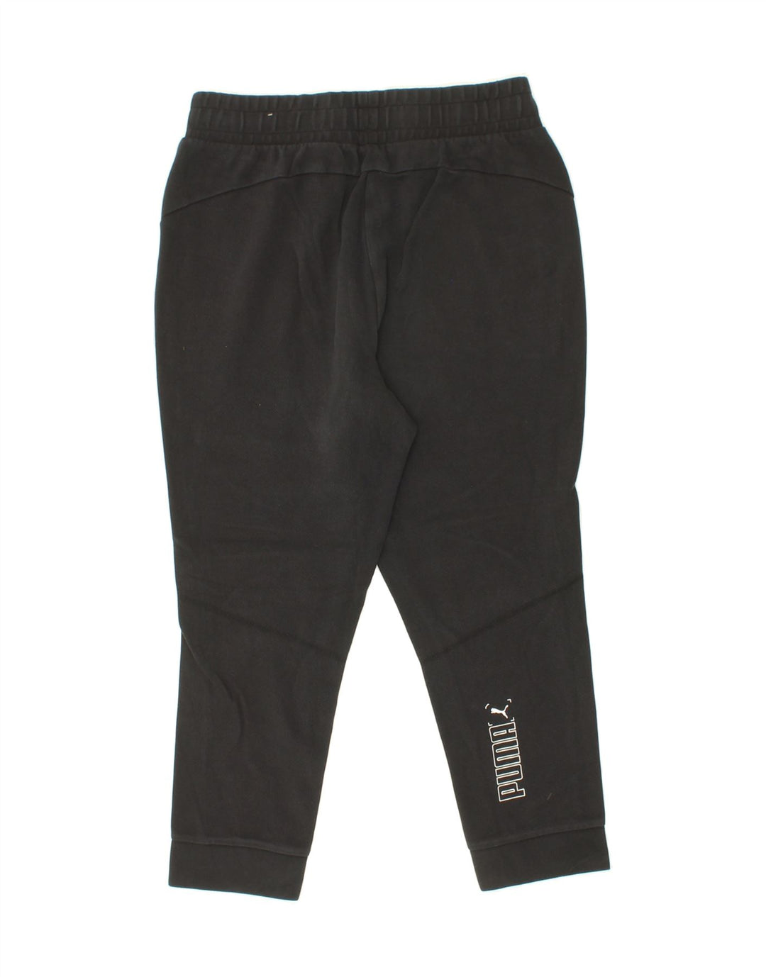 PUMA Mens Graphic Tracksuit Trousers Joggers Medium  Black Vintage Puma and Second-Hand Puma from Messina Hembry 