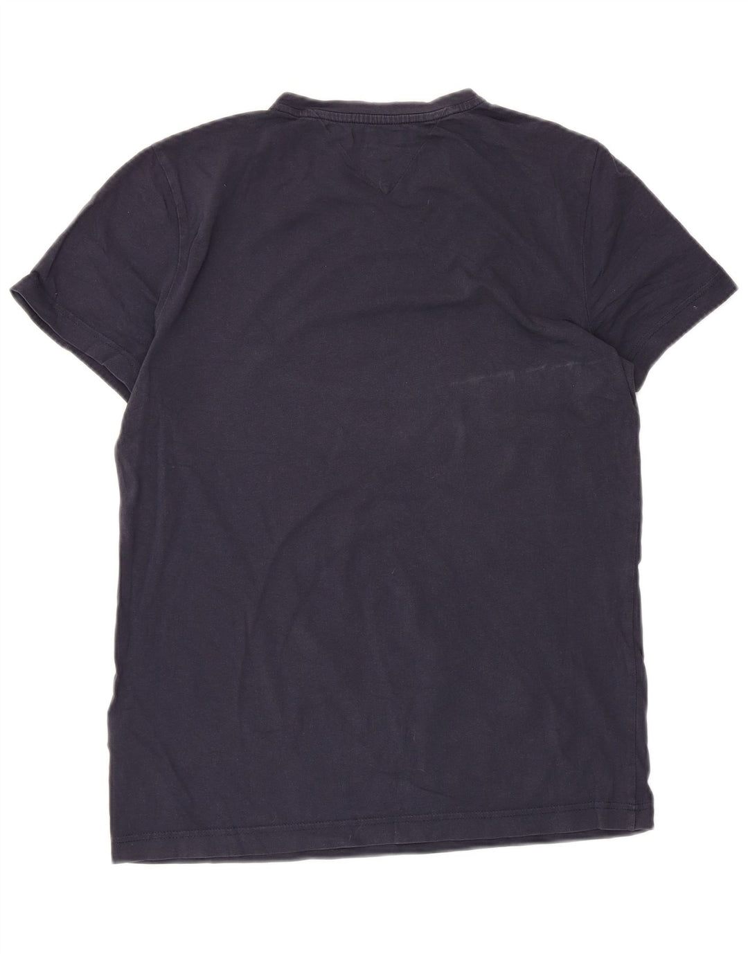 Tommy Hilfiger Herre T-Shirt Top Medium Marineblå Bomuld