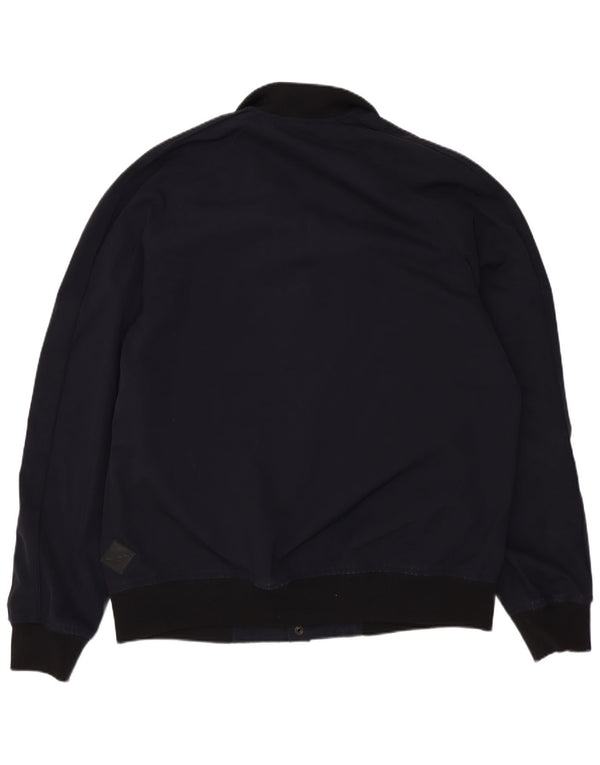 Paul Smith Bomberjakke til mænd UK 38 Medium Navy Blue Polyester