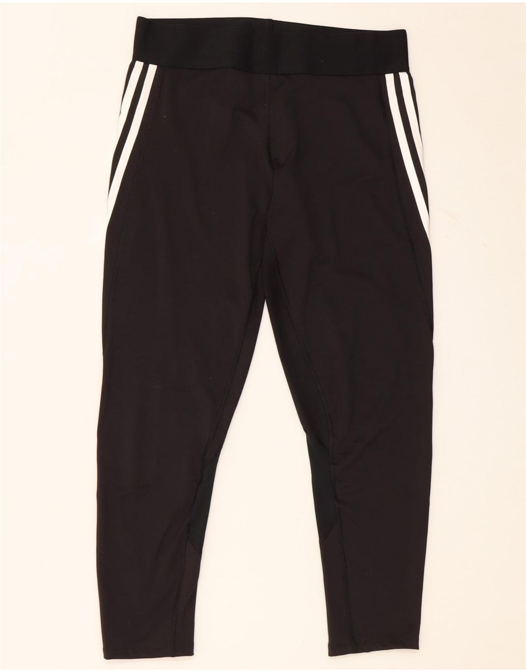 Adidas Aeroready Leggings til kvinder UK 12/14 Medium Black Polyester