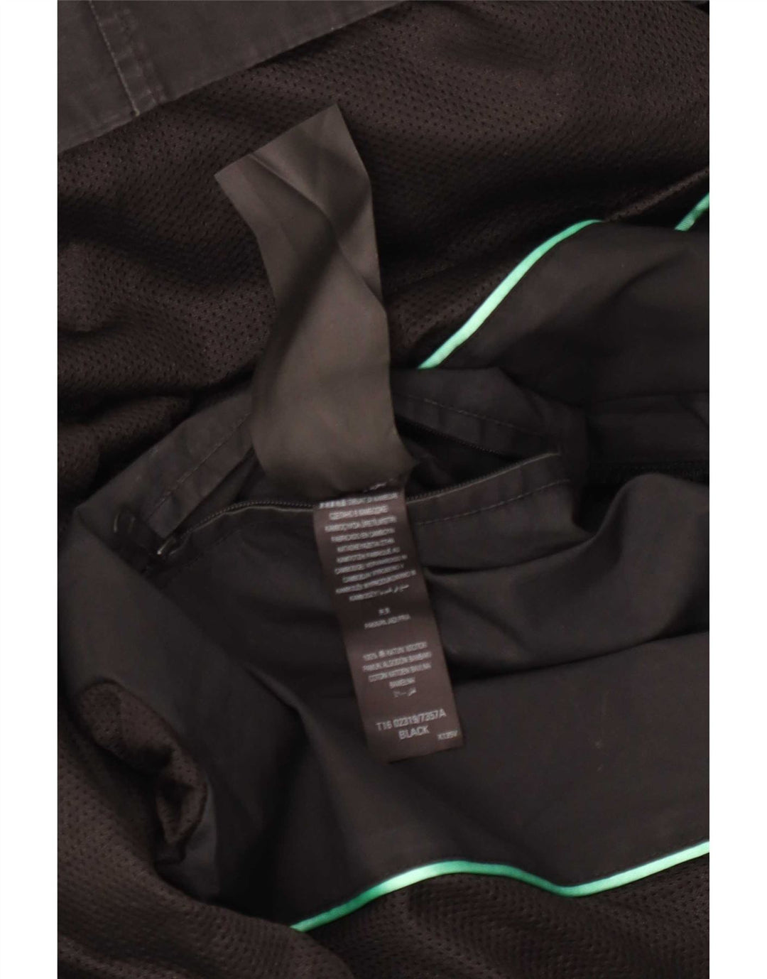 Marks & Spencer Herre Bomber Jacket UK 40 Large Black Cotton