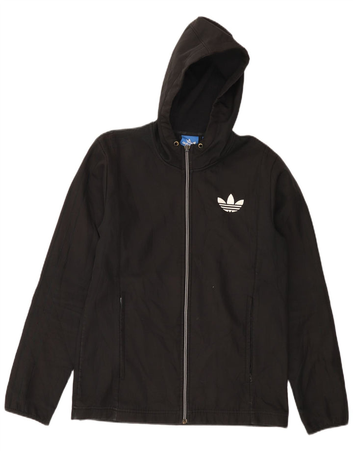 Adidas Hættetrøje med lynlås til mænd XS Sort polyester