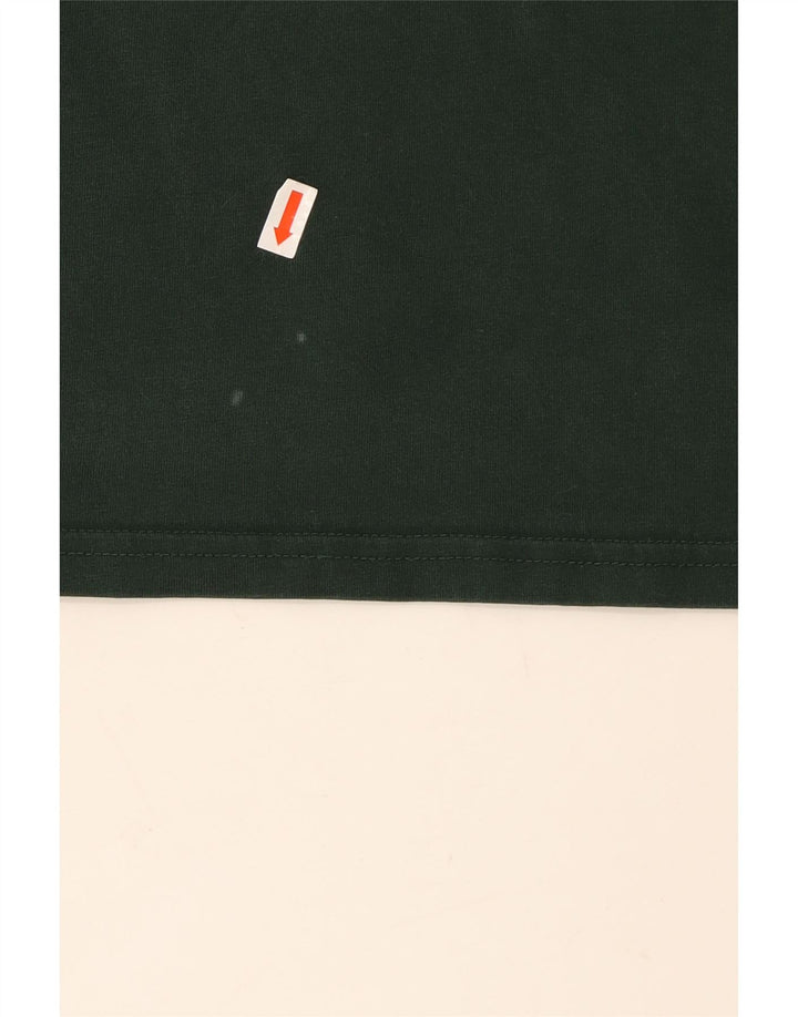 LYLE & SCOTT Mens T-Shirt Top Medium Green Cotton