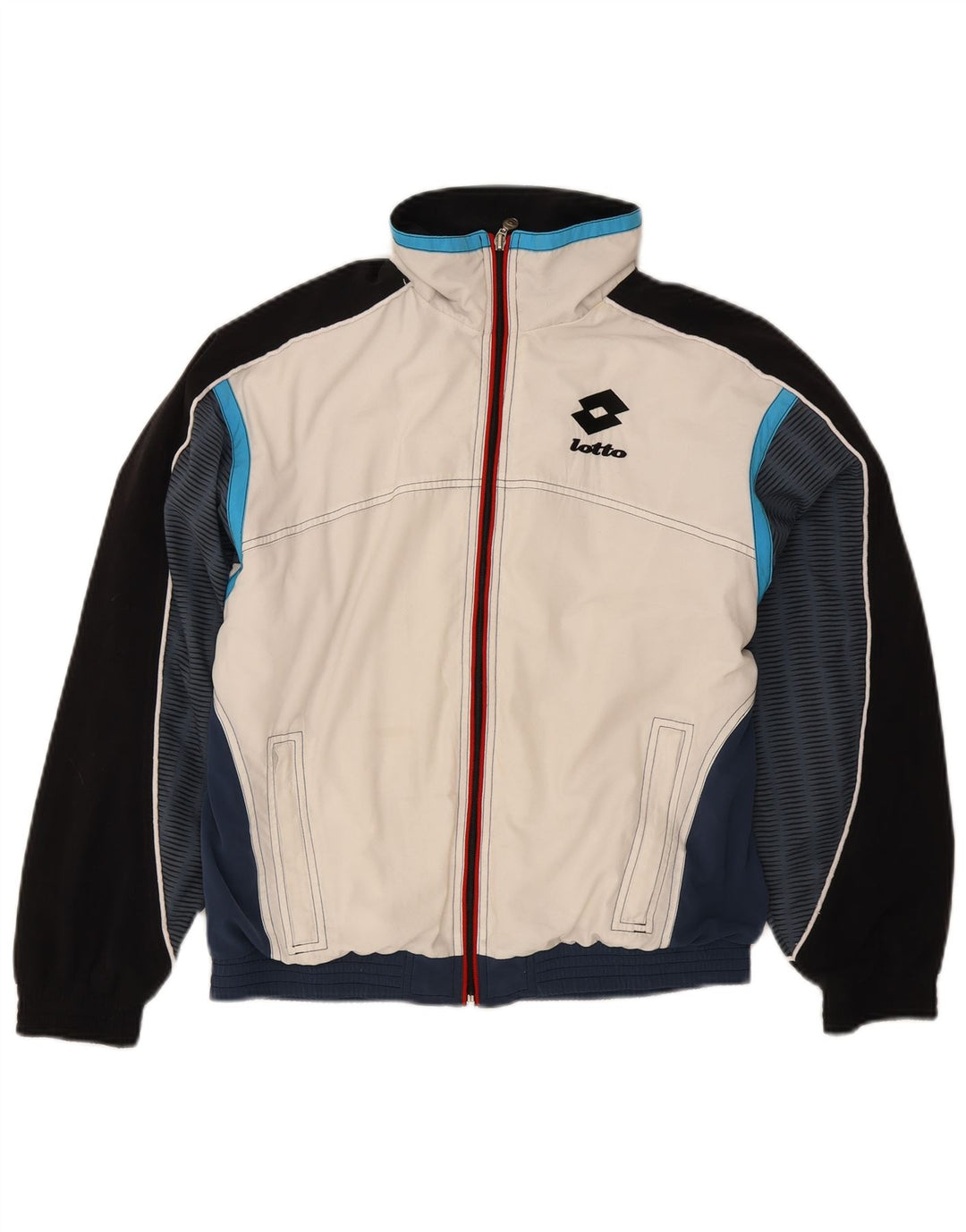 Lotto Herre træningsdragt Topjakke Lille Hvid Colourblock Polyester
