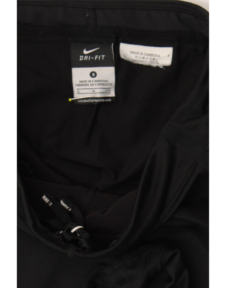 NIKE Womens Dri Fit Leggings UK 10 Small  Black Vintage Nike and Second-Hand Nike from Messina Hembry 