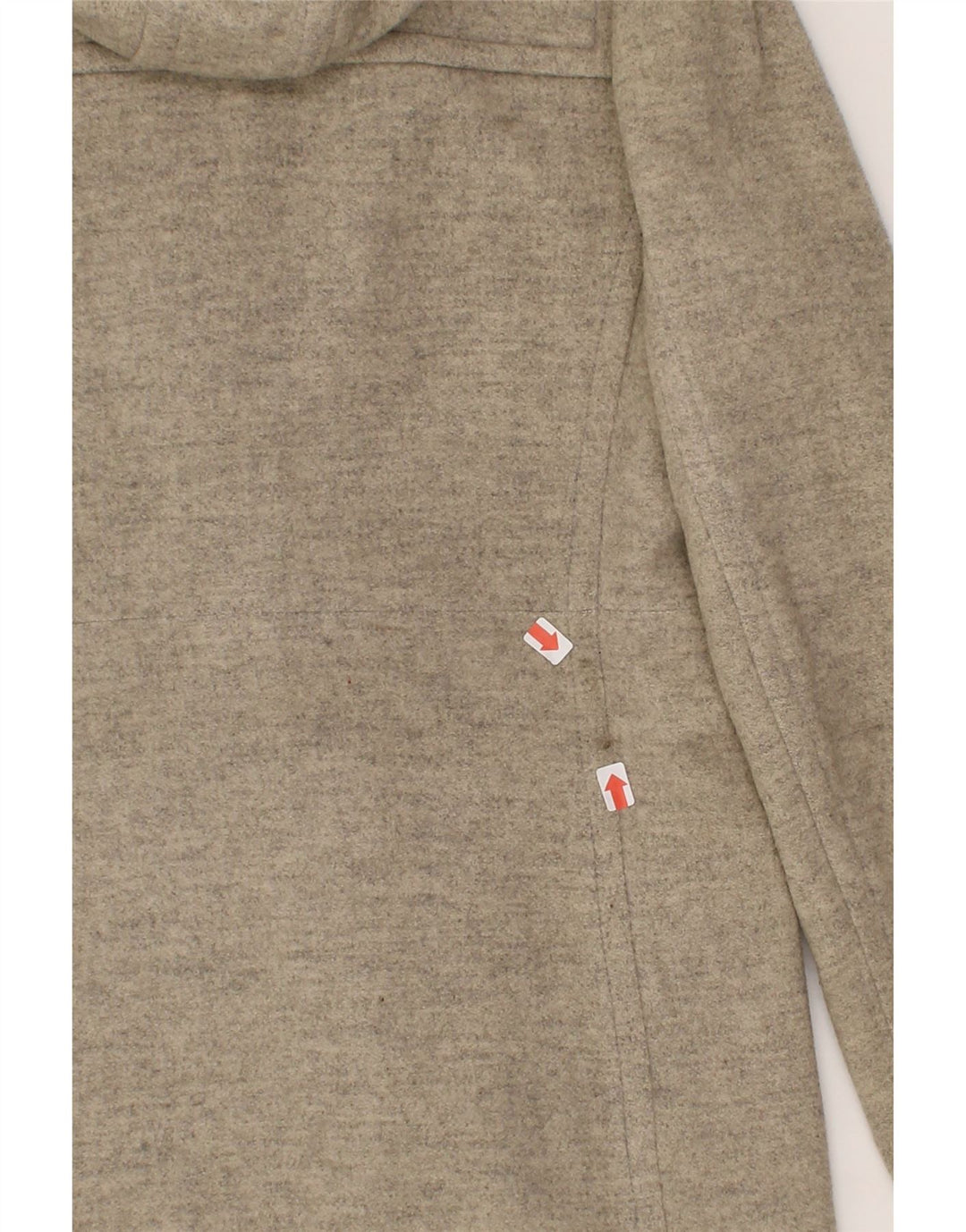 POLO RALPH LAUREN Womens Oversized Hooded Duffle Coat UK 16 Large Grey Vintage Polo Ralph Lauren and Second-Hand Polo Ralph Lauren from Messina Hembry 