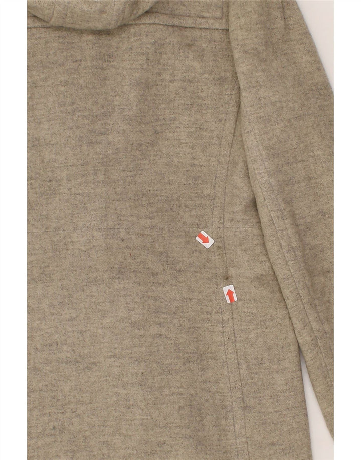 POLO RALPH LAUREN Womens Oversized Hooded Duffle Coat UK 16 Large Grey Vintage Polo Ralph Lauren and Second-Hand Polo Ralph Lauren from Messina Hembry 