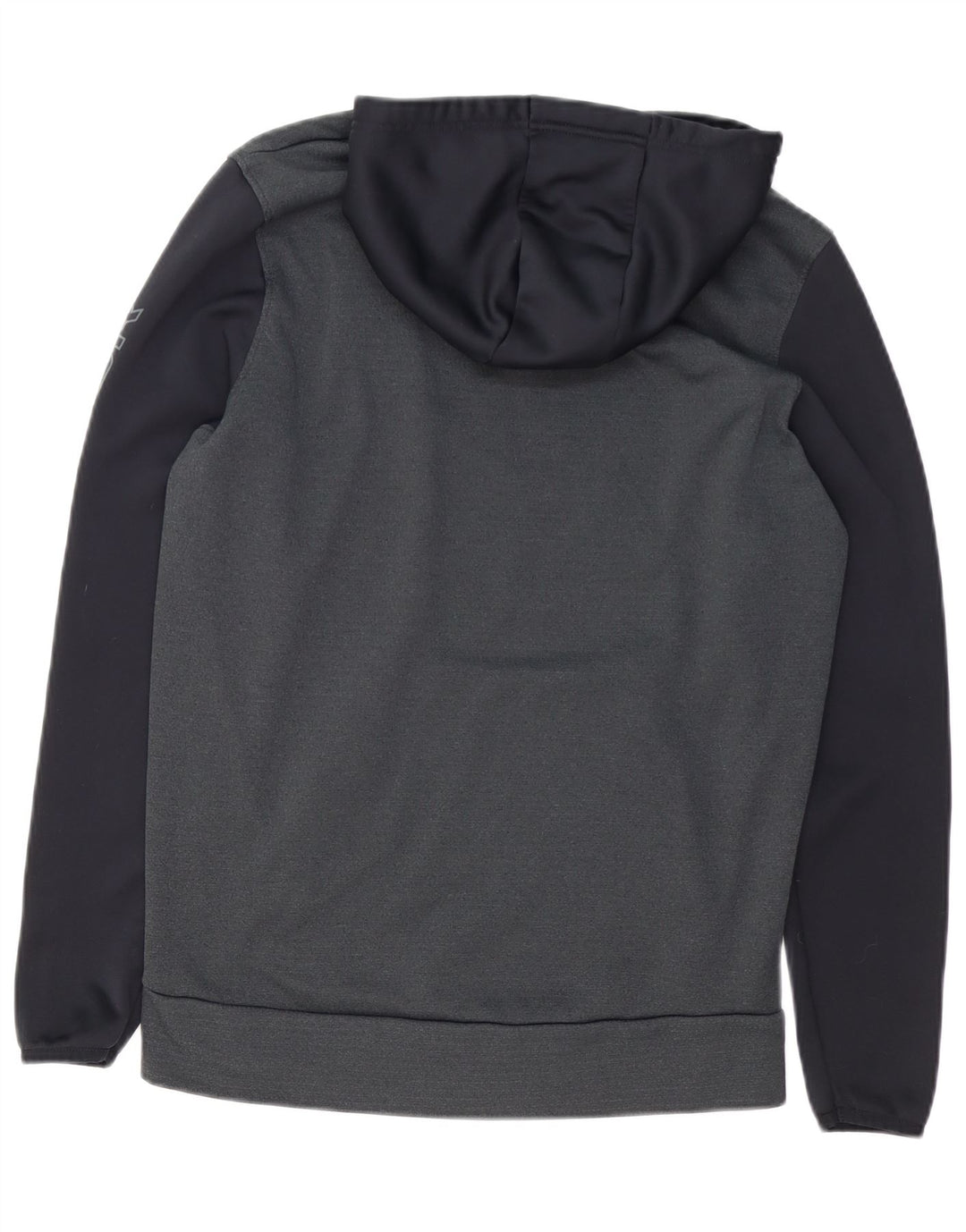 UNDER ARMOUR Herre Cold Gear Graphic Hoodie Jumper Small Grey Colourblock