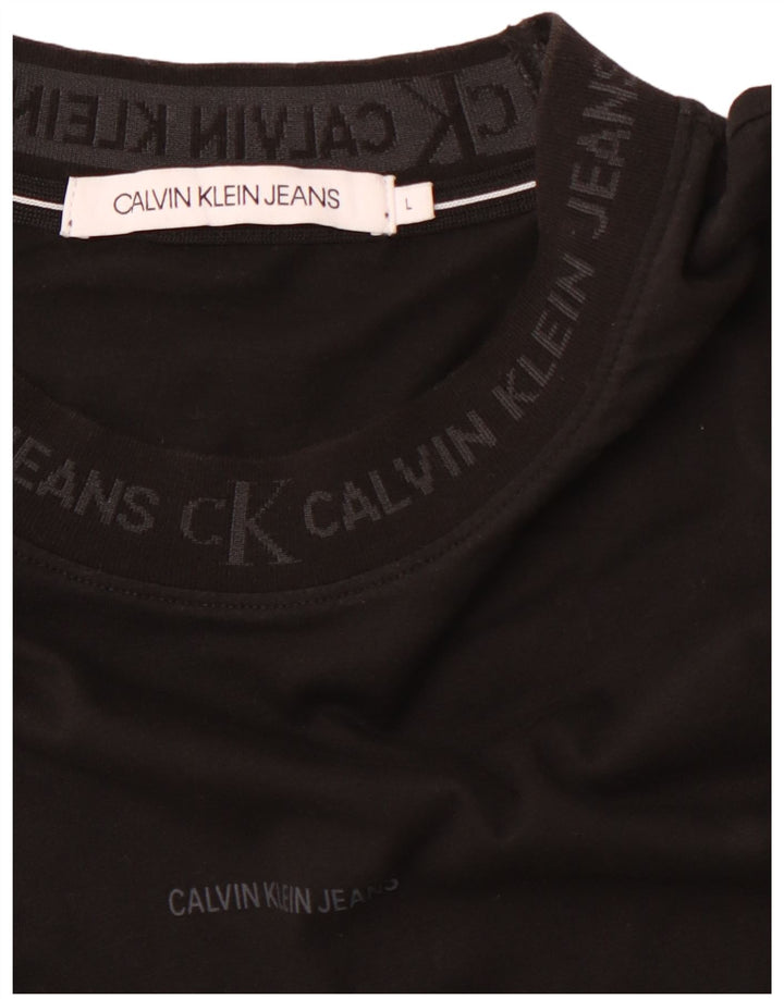 CALVIN KLEIN JEANS Grafisk T-shirt Herre Top Stor Sort