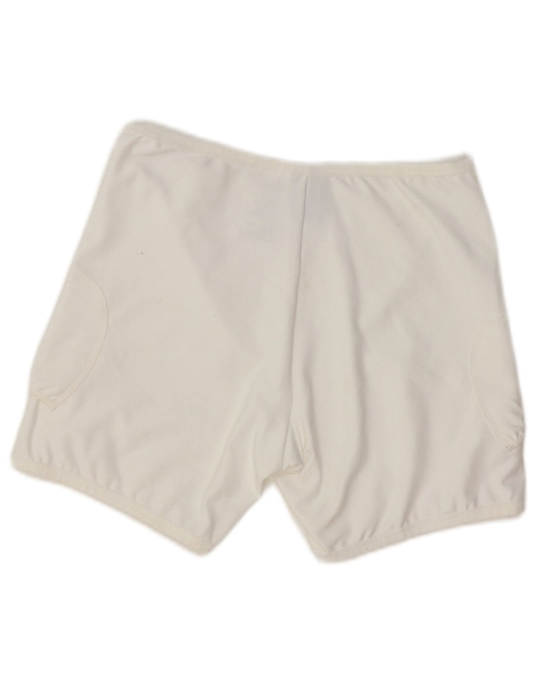 NIKE Dri Fit sportsshorts til kvinder UK 12 Medium White Polyester
