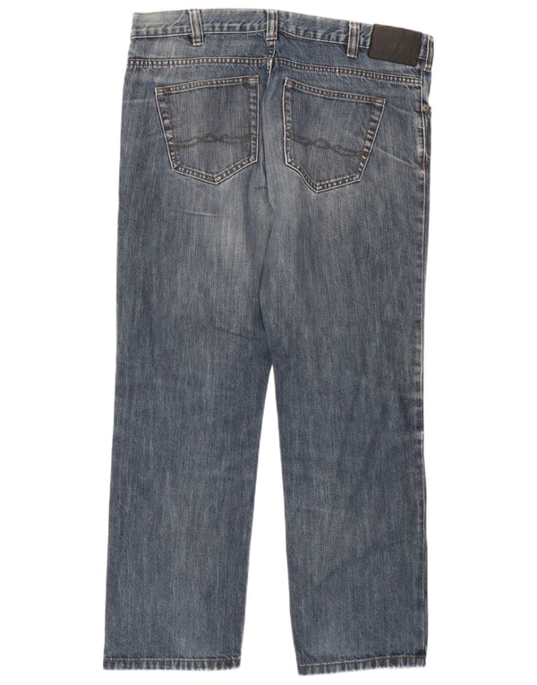 C&A Straight Jeans til mænd W37 L30 blå bomuld
