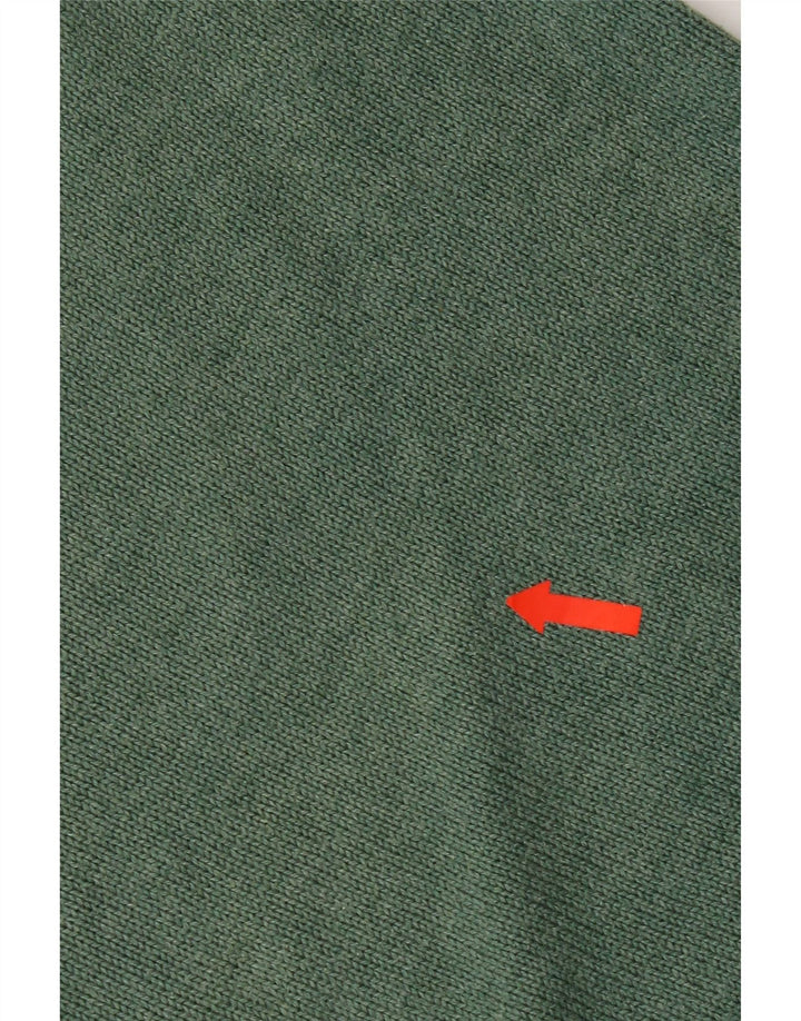 Lacoste Herre V-hals sweater str. 3 Lille grøn bomuld