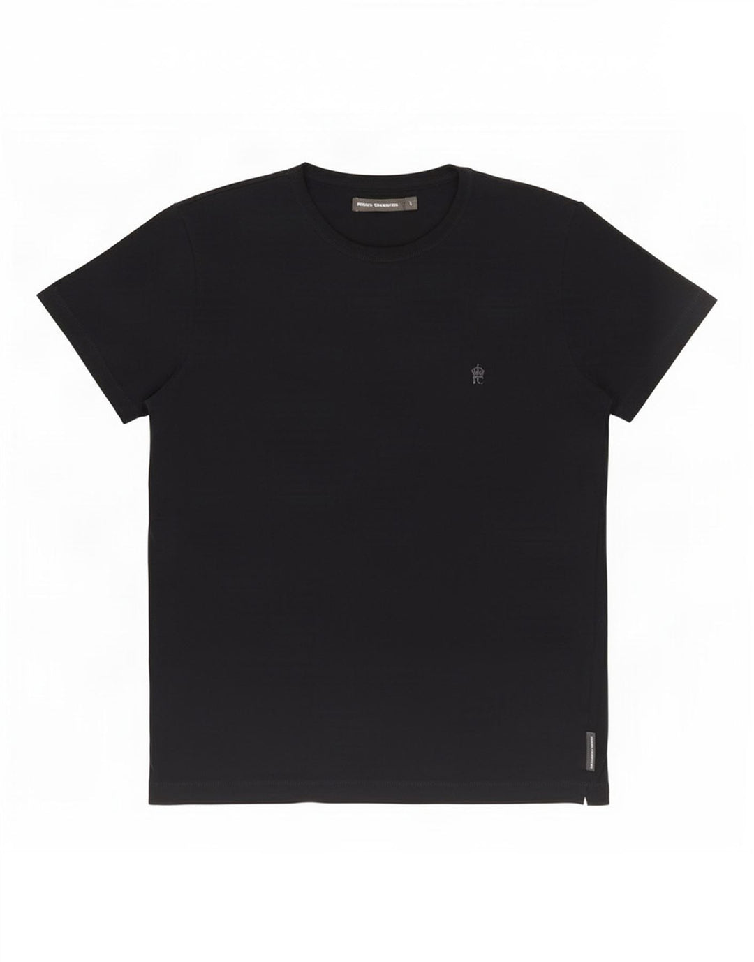 French Connection Mens T-Shirt Top Large Black Cotton