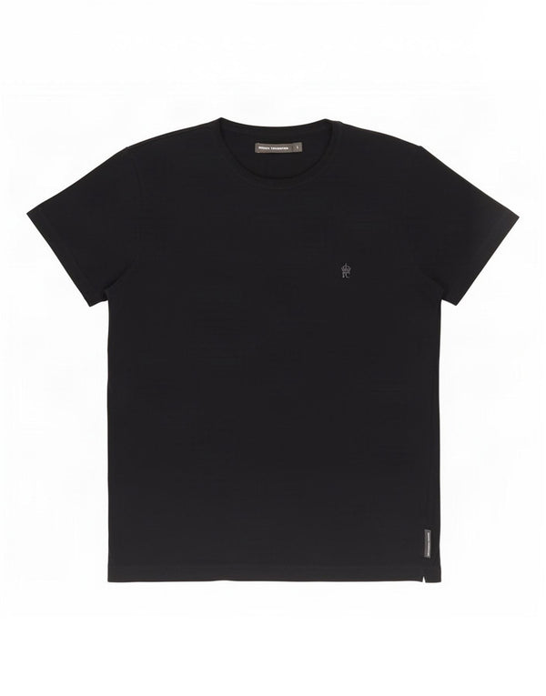 French Connection Mens T-Shirt Top Large Black Cotton