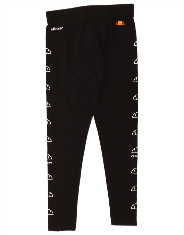 Ellesse Womens Grafiske Leggings UK 14 Large Black