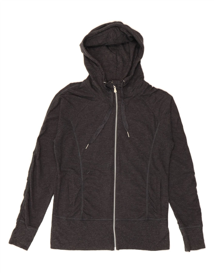 CHAMPION Womens Zip Hoodie Sweater UK 14 Medium Grey Cotton Vintage Champion and Second-Hand Champion from Messina Hembry 