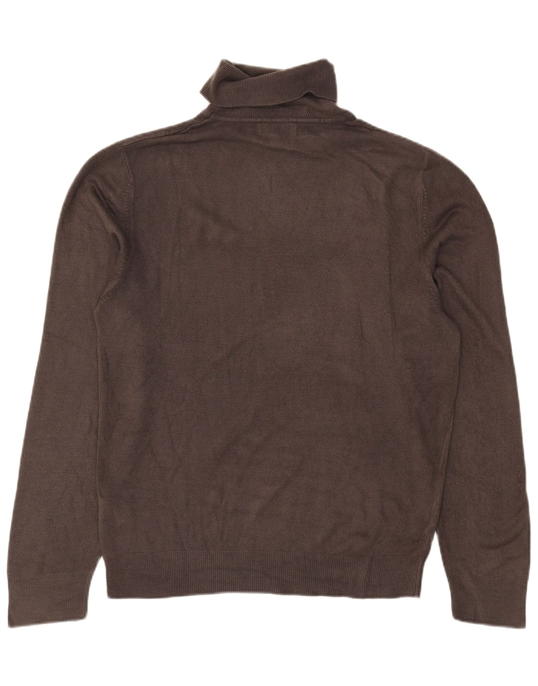 Marks & Spencer Herre rullehals sweater mellemgrå akryl
