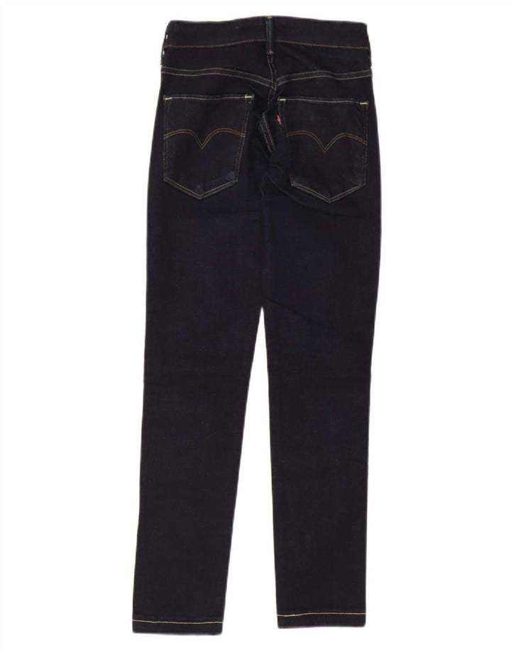 Levi's skinny jeans til kvinder W26 L32 marineblå bomuld