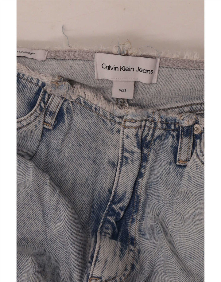 Calvin Klein Dame løse jeans W26 L30 Blå