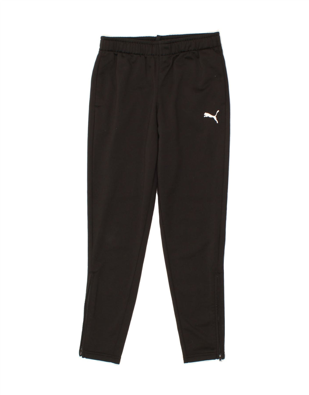 PUMA Boys Tracksuit Trousers 9-10 Years Medium Black Polyester Vintage Puma and Second-Hand Puma from Messina Hembry 