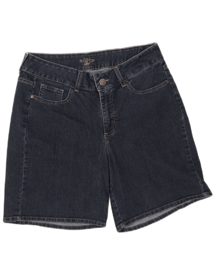 LEE Dame Riders Denim Shorts W32 Large Navy Blue