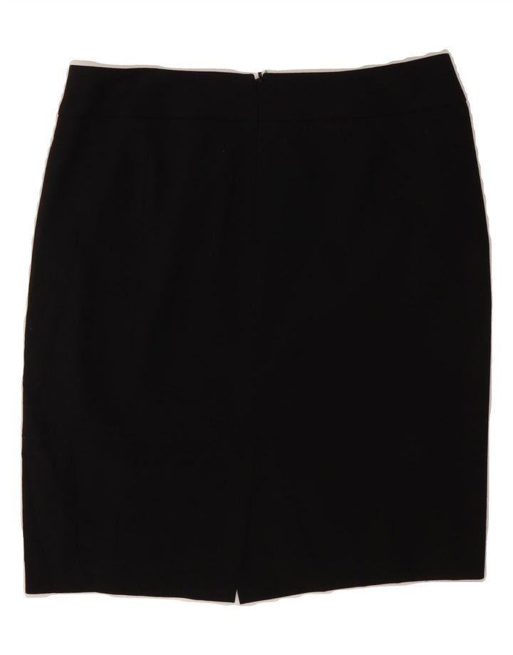 CALVIN KLEIN Womens Straight Skirt US 8 Medium W30  Black Polyester Vintage Calvin Klein and Second-Hand Calvin Klein from Messina Hembry 