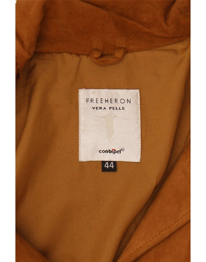 CONBIPEL Womens Suede Jacket IT 44 Medium Brown Leather Vintage Conbipel and Second-Hand Conbipel from Messina Hembry 