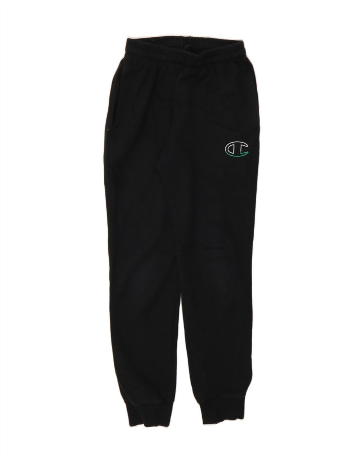 CHAMPION Womens Tracksuit Trousers Joggers UK 8 Small Black Vintage Champion and Second-Hand Champion from Messina Hembry 