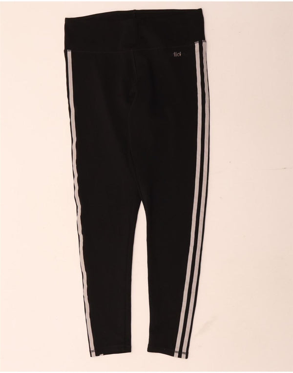 Adidas Dame Climalite Capri Leggings UK 12/14 Medium Black