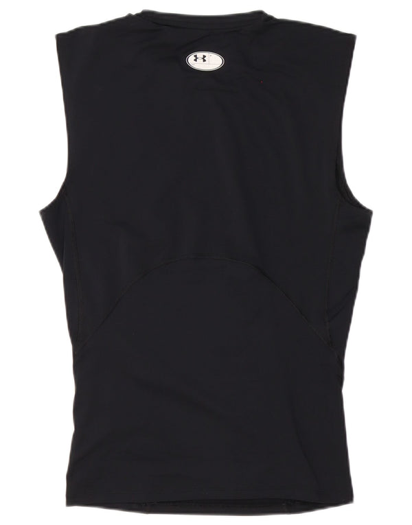 Under Armour Herre Heat Gear Vest Top Stor Sort Polyester