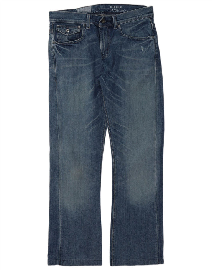 Levi's Dame Slim Bootcut Jeans W32 L31 Blå Bomuld